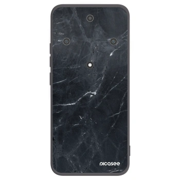 Picasee husă neagră din silicon pentru Honor Magic5 Lite 5G - Black marble