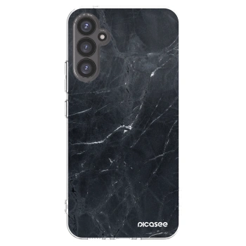 Picasee husă transparentă din silicon pentru Samsung Galaxy A34 5G A346B - Black marble