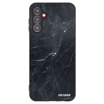 Picasee husă neagră din silicon pentru Samsung Galaxy A14 4G A145R - Black marble
