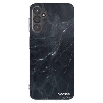 Picasee husă transparentă din silicon pentru Samsung Galaxy A14 4G A145R - Black marble