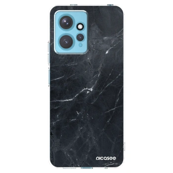 Picasee husă transparentă din silicon pentru Xiaomi Redmi Note 12 4G - Black marble
