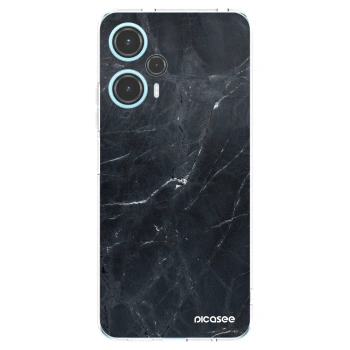 Picasee husă transparentă din silicon pentru Xiaomi Poco F5 - Black marble