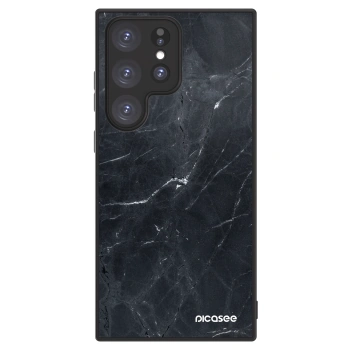 Picasee ULTIMATE CASE PowerShare pentru Samsung Galaxy S23 Ultra 5G - Black marble