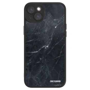 Picasee ULTIMATE CASE pentru Apple iPhone 15 Plus - Black marble