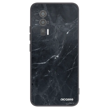 Picasee husă neagră din silicon pentru Xiaomi Poco F5 Pro 5G - Black marble