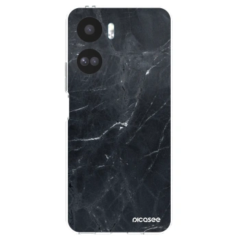 Picasee husă transparentă din silicon pentru Honor 90 Lite 5G - Black marble