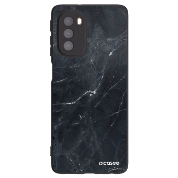Husă pentru Motorola Moto G51 - Black marble