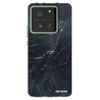 Picasee husă transparentă din silicon pentru Xiaomi 13T Pro - Black marble