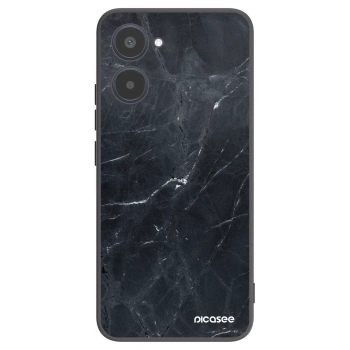 Picasee husă neagră din silicon pentru Realme 10 4G - Black marble