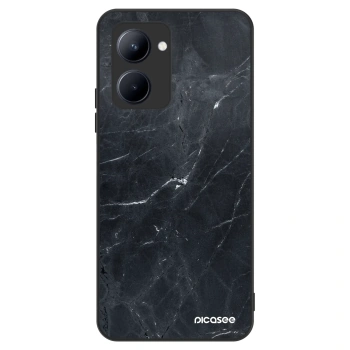 Husă pentru Realme C33 (2023) - Black marble