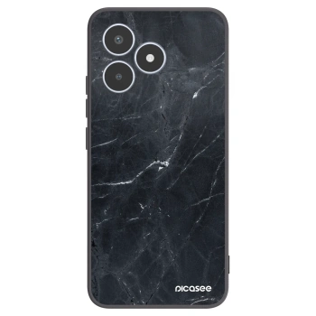 Picasee husă neagră din silicon pentru Realme C53 - Black marble