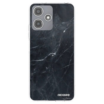 Picasee husă transparentă din silicon pentru Xiaomi Redmi 12 5G - Black marble