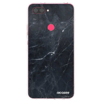 Picasee husă transparentă din silicon pentru Xiaomi Mi 8 Lite - Black marble