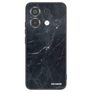 Picasee husă neagră din silicon pentru Xiaomi Poco X6 - Black marble