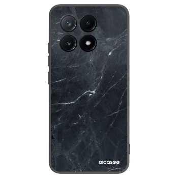 Picasee husă neagră din silicon pentru Xiaomi Poco X6 Pro - Black marble