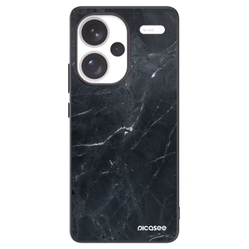 Picasee husă neagră din silicon pentru Xiaomi Redmi Note 13 Pro+ 5G - Black marble