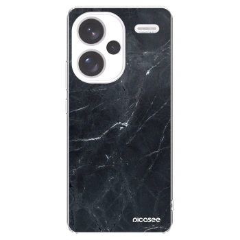 Picasee husă transparentă din silicon pentru Xiaomi Redmi Note 13 Pro+ 5G - Black marble