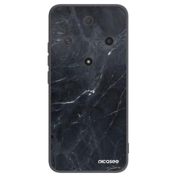 Picasee husă neagră din silicon pentru Honor Magic6 Lite 5G - Black marble
