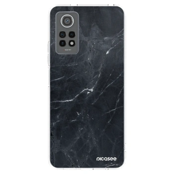Picasee husă transparentă din silicon pentru Xiaomi Redmi Note 12 Pro 4G - Black marble
