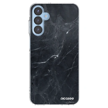 Picasee husă transparentă din silicon pentru Samsung Galaxy A15 A156B 5G - Black marble