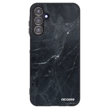 Picasee husă neagră din silicon pentru Samsung Galaxy A15 A155F 4G - Black marble