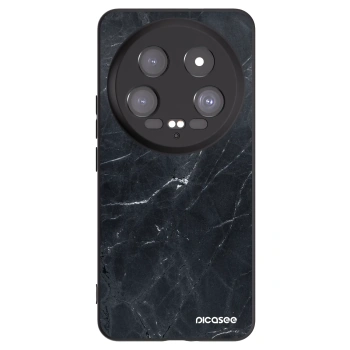 Picasee husă neagră din silicon pentru Xiaomi 14 Ultra - Black marble