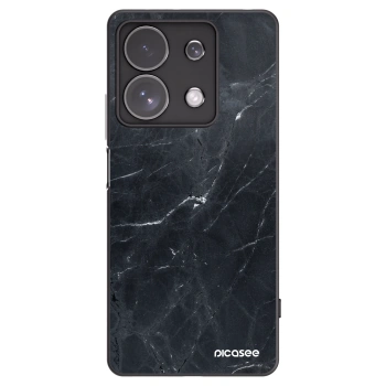 Picasee husă neagră din silicon pentru Xiaomi Redmi Note 13 Pro 4G - Black marble
