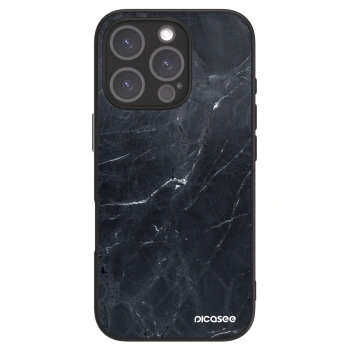 Husă pentru Apple iPhone 16 Pro - Black marble