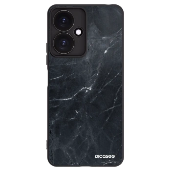 Picasee husă neagră din silicon pentru Xiaomi Redmi 13C 5G - Black marble