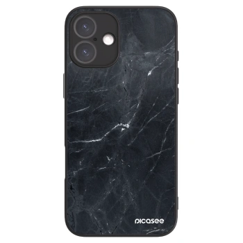 Picasee ULTIMATE CASE pentru Apple iPhone 16 Plus - Black marble