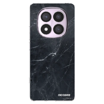 Picasee husă transparentă din silicon pentru Xiaomi Redmi Note 14 Pro 4G - Black marble