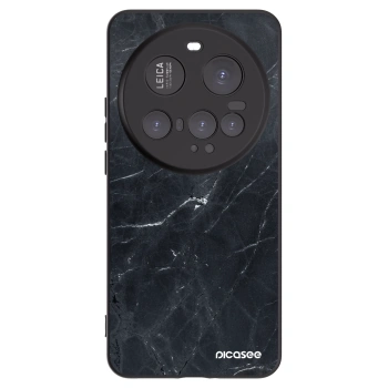 Picasee husă neagră din silicon pentru Xiaomi 15 Ultra - Black marble