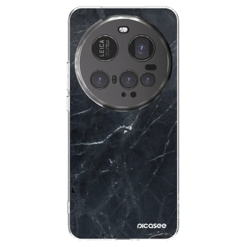 Picasee husă transparentă din silicon pentru Xiaomi 15 Ultra - Black marble
