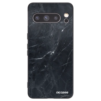 Picasee husă neagră din silicon pentru Google Pixel 8 Pro - Black marble