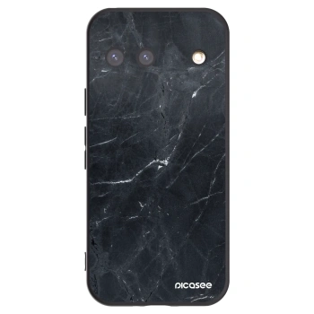 Picasee husă neagră din silicon pentru Google Pixel 9 - Black marble