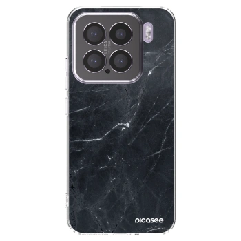 Picasee husă transparentă din silicon pentru Xiaomi 15 - Black marble