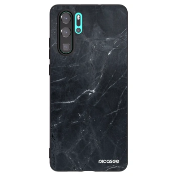 Husă pentru Huawei P30 Pro - Black marble