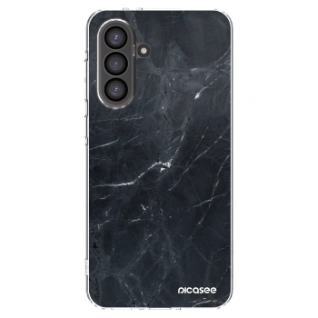 Picasee husă transparentă din silicon pentru Samsung Galaxy A36 5G - Black marble