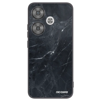 Picasee husă neagră din silicon pentru Xiaomi Poco F6 - Black marble