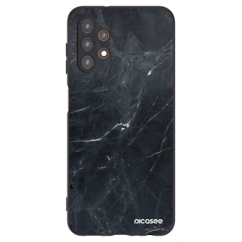 Picasee husă neagră din silicon pentru Samsung Galaxy A13 5G - Black marble