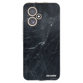 Picasee husă transparentă din silicon pentru Honor 400 5G - Black marble
