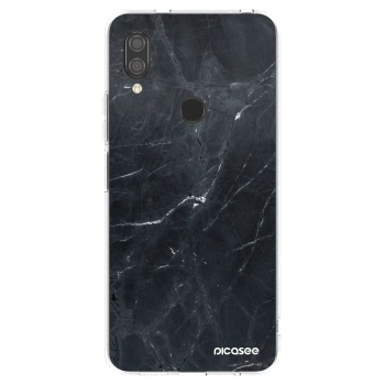 Picasee husă transparentă din silicon pentru Xiaomi Redmi 7 - Black marble