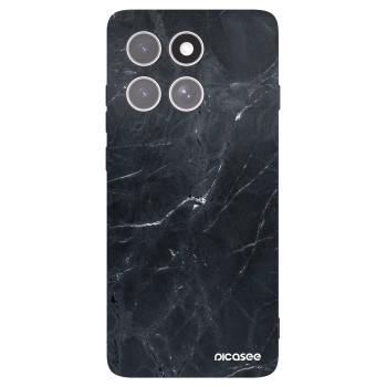 Picasee husă neagră din silicon pentru Motorola Edge 60 Pro - Black marble