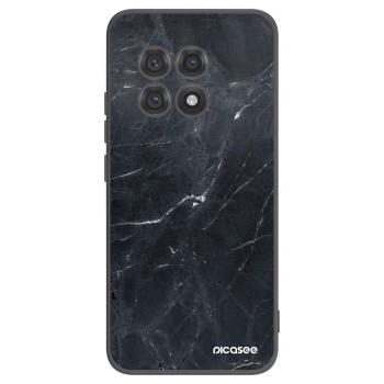 Picasee husă neagră din silicon pentru OnePlus 13R 5G - Black marble