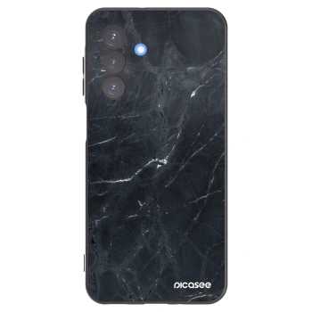 Picasee husă neagră din silicon pentru Samsung Galaxy A17 5G - Black marble