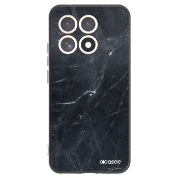 Picasee husă neagră din silicon pentru Xiaomi 15T - Black marble