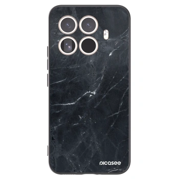 Picasee husă neagră din silicon pentru Xiaomi 15T Pro - Black marble