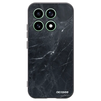 Picasee husă neagră din silicon pentru Xiaomi 17 - Black marble