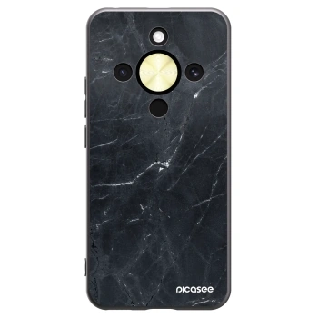 Picasee husă neagră din silicon pentru Honor Magic8 Lite 5G - Black marble