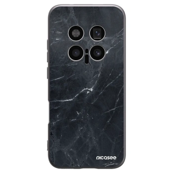 Picasee husă neagră din silicon pentru Honor Magic8 Pro 5G - Black marble